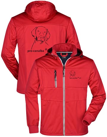 pro-canalba ® e.V. <br> Softshell-Jacke <br> Red