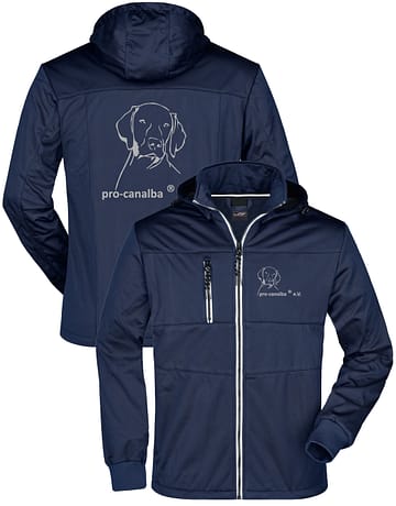 pro-canalba ® e.V. <br> Softshell-Jacke <br> Navy