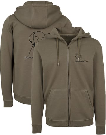 pro-canalba ® e.V. <br> Classic Zip-Hoodie <br> Olive
