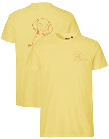 pro-canalba ® e.V. <br> Organic T-Shirt <br> Dusty Yellow
